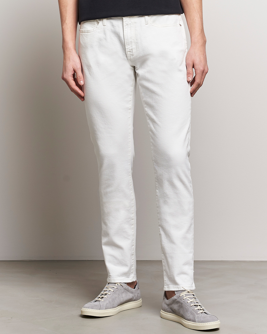 Herre | Hvite jeans | FRAME | L'Homme Slim Stretch Jeans Whisper White