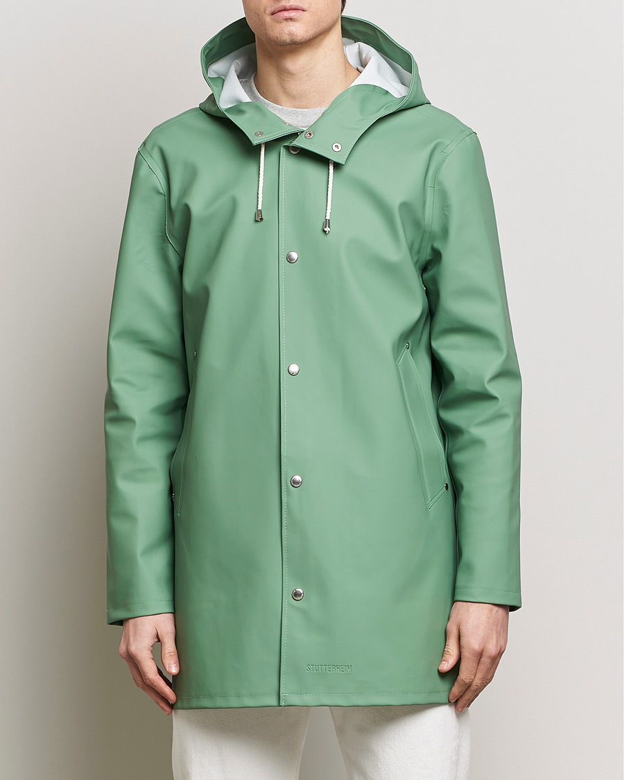 Herre | Regnjakker | Stutterheim | Stockholm Raincoat Green