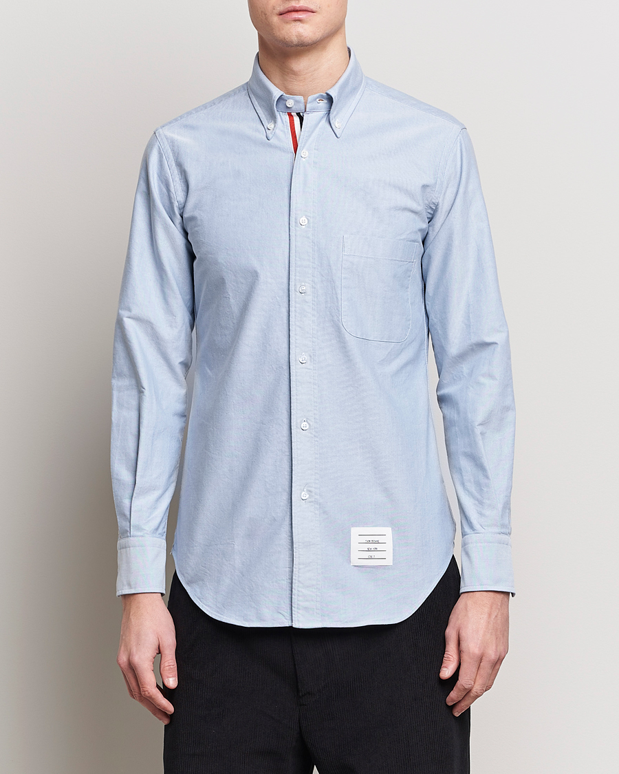 Herre | Klær | Thom Browne | Placket Oxford Shirt Light Blue