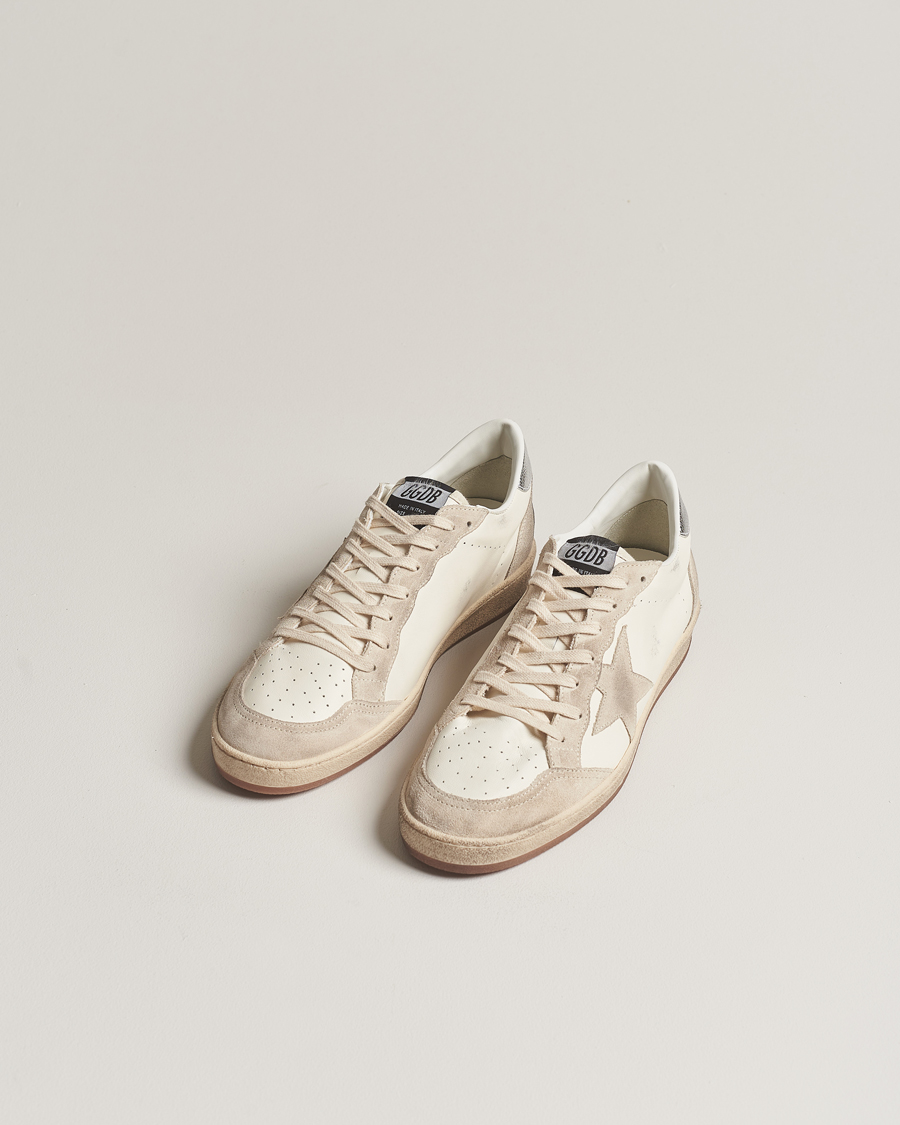 Herre | Golden Goose | Golden Goose | Deluxe Brand Ball Star Sneakers White/Beige
