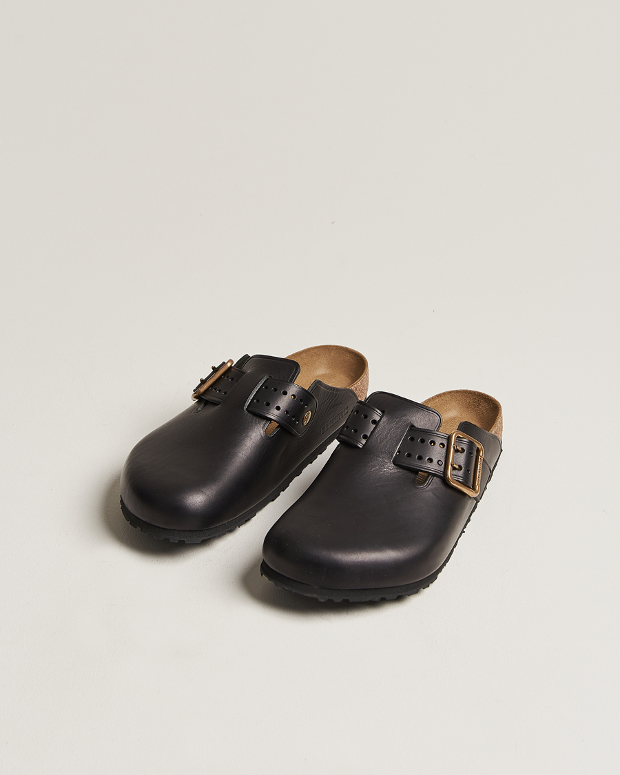 Herre | Sandaler og tøfler | BIRKENSTOCK | Boston Bold Black Leather