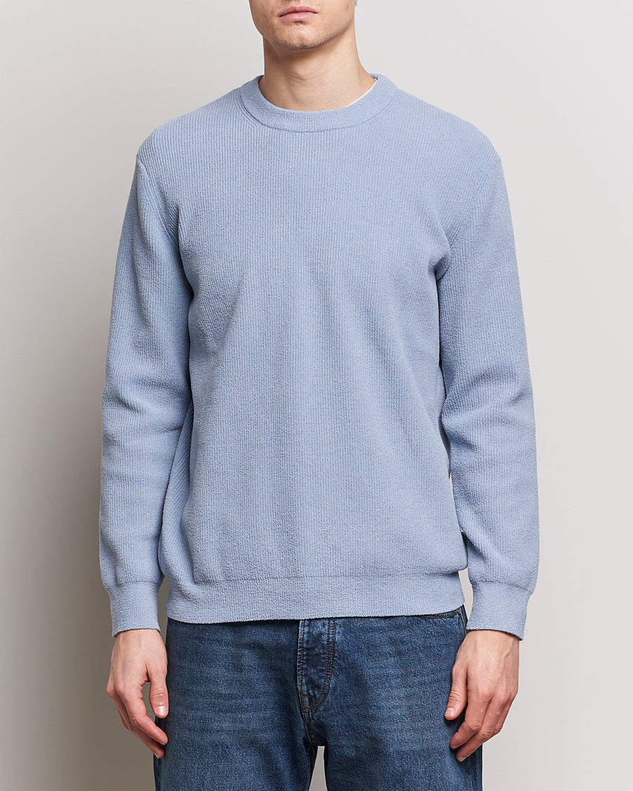 Herre | Strikkede gensere | NN07 | Danny Knitted Sweater Ashley Blue