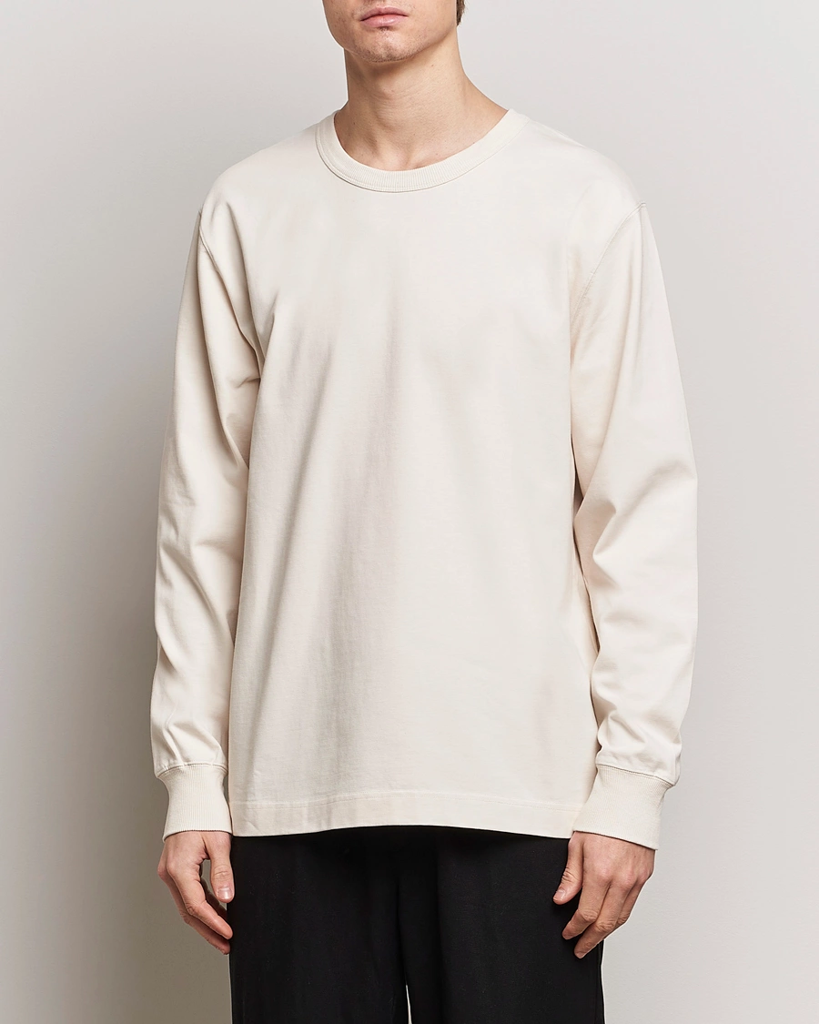 Herre | Langermede t-shirts | CDLP | Heavyweight Long Sleeve T-Shirt Off White