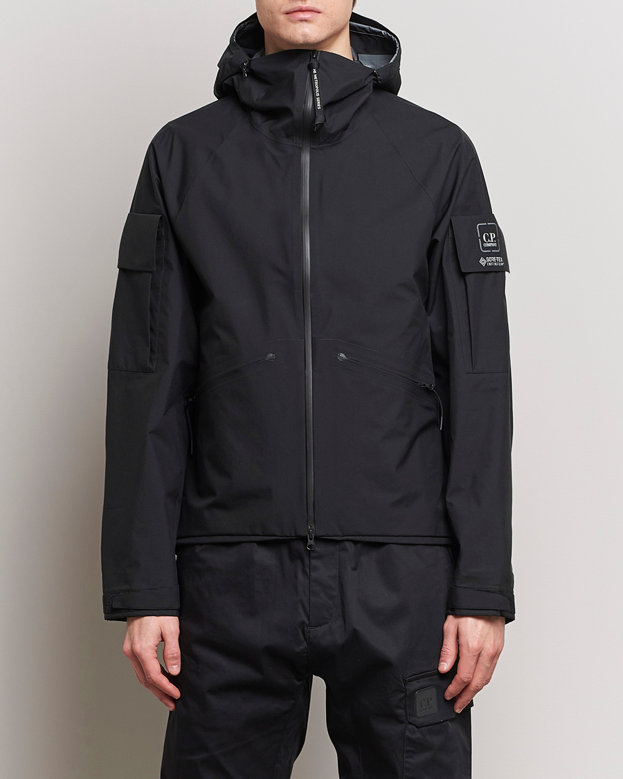 Herre | Skalljakker | C.P. Company | Metropolis GORE-TEX Nylon Hooded Jacket Black