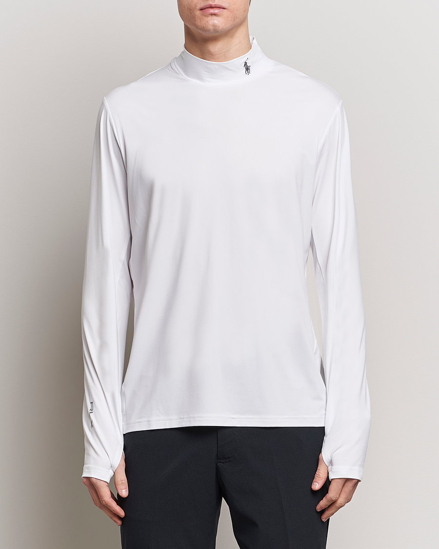 Herre | Langermede t-shirts | RLX Ralph Lauren | Airflow Soft Compression Ceramic White