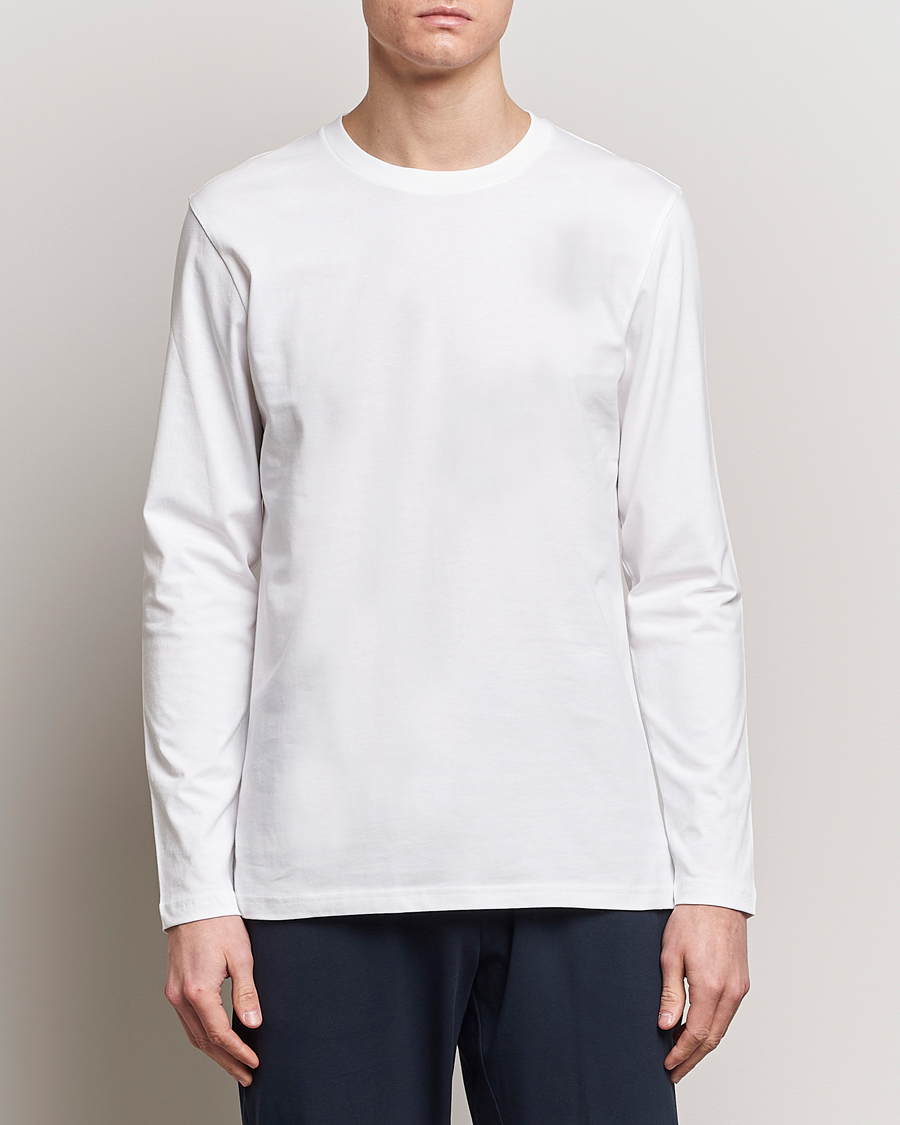 Herre | Langermede t-shirts | Bread & Boxers | Long Sleeve T-Shirt White