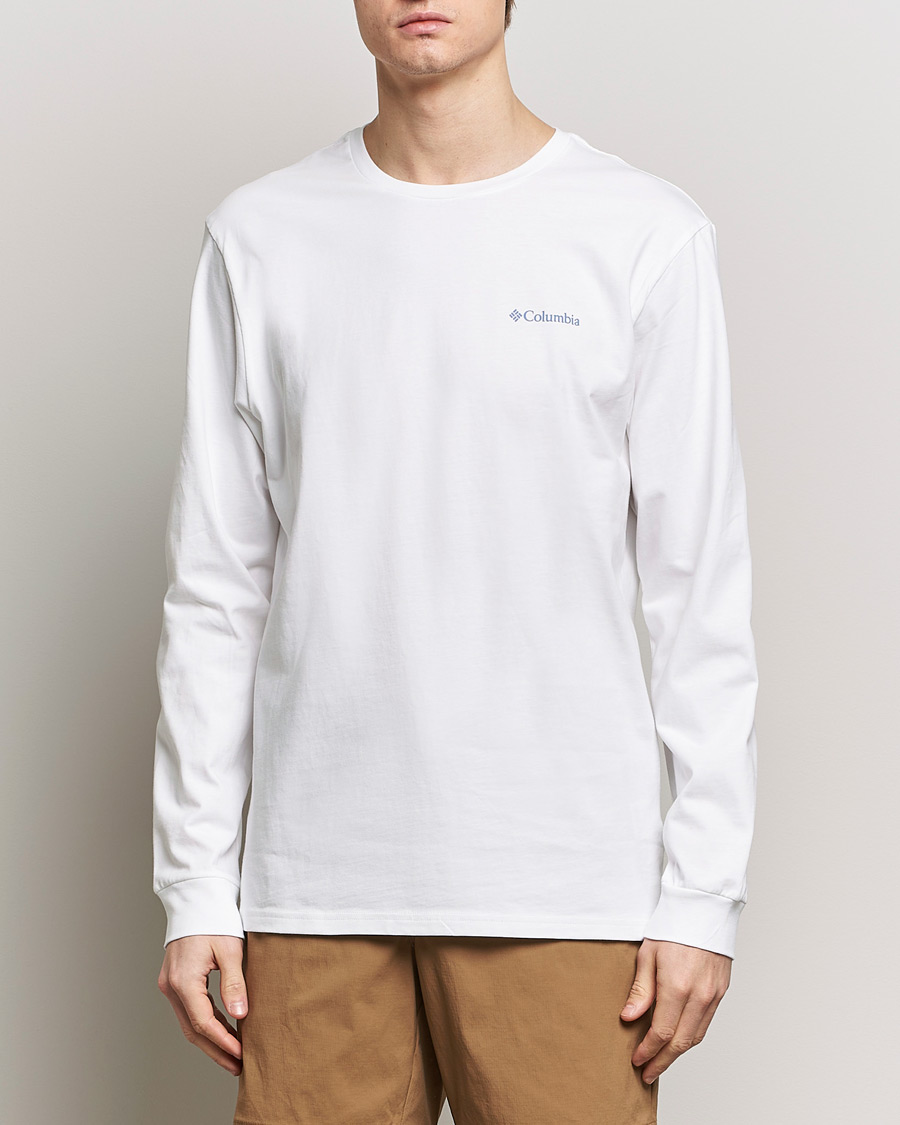 Herre | Langermede t-shirts | Columbia | Explorers Canyon Long Sleeve T-Shirt White