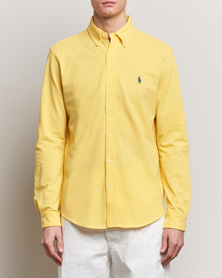 Herre | Casual | Polo Ralph Lauren | Featherweight Mesh Shirt Oasis Yellow