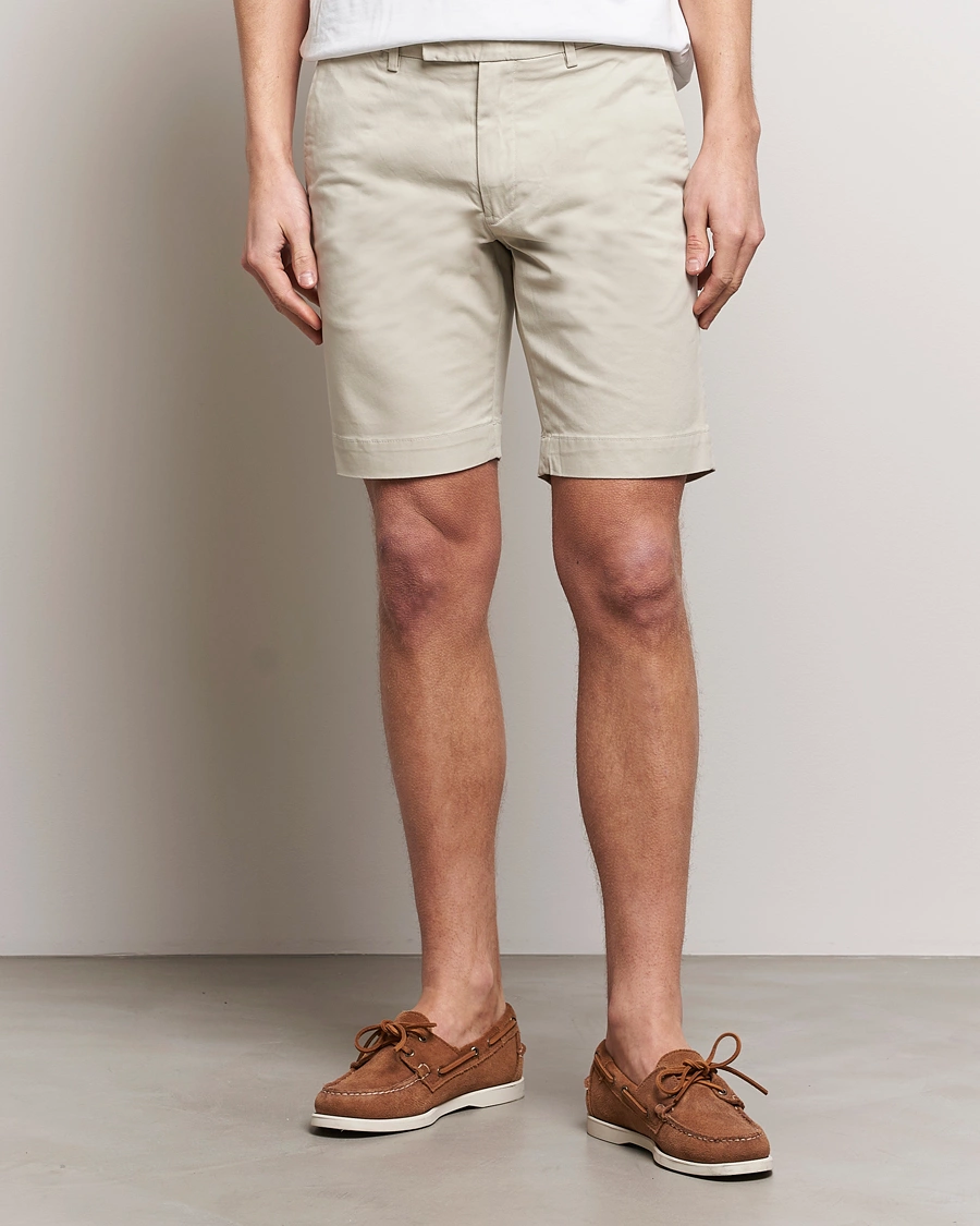 Herre | Chinosshorts | Polo Ralph Lauren | Tailored Slim Fit Shorts Classic Stone