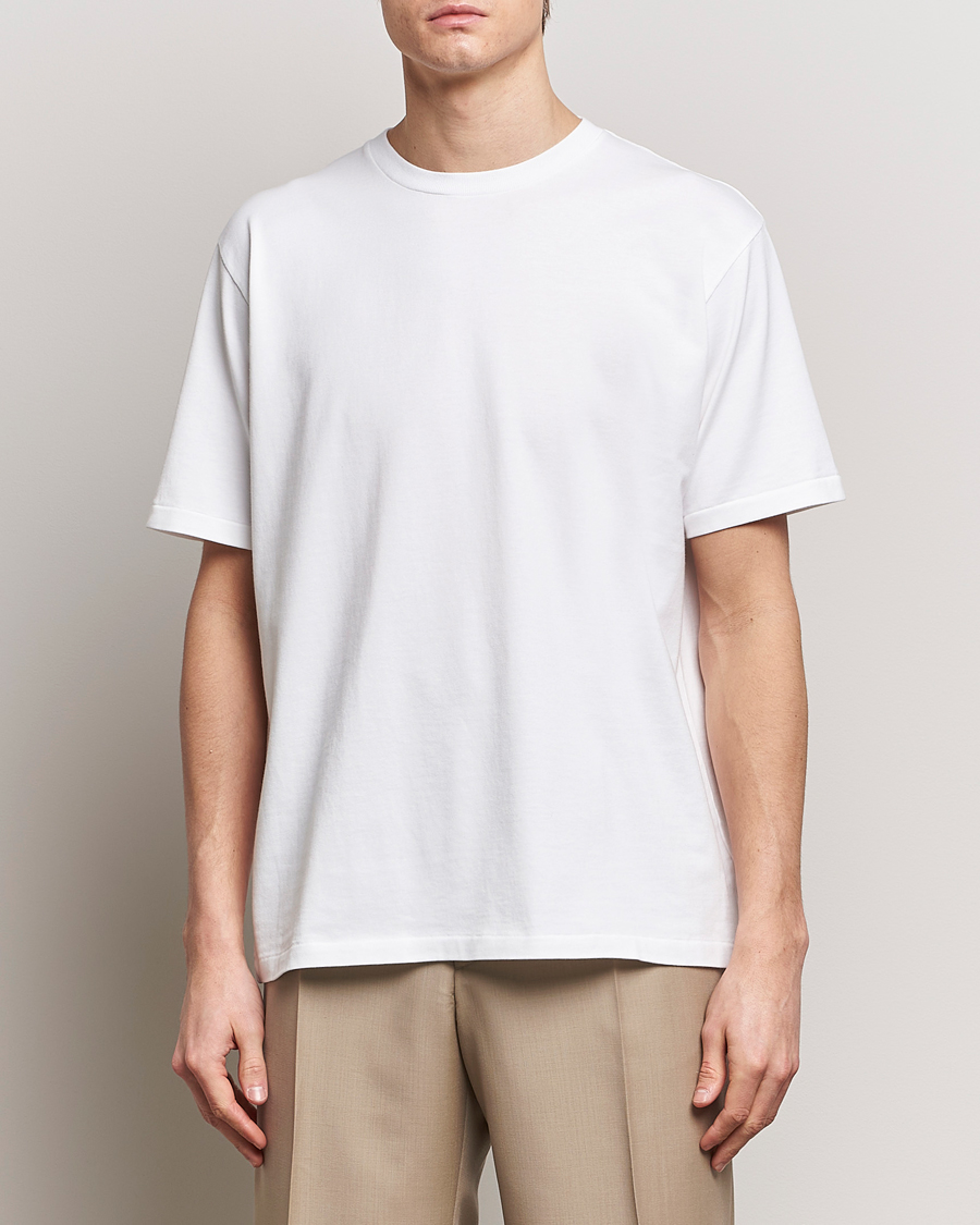 Herre | Klær | Auralee | Luster Plating T-Shirt White