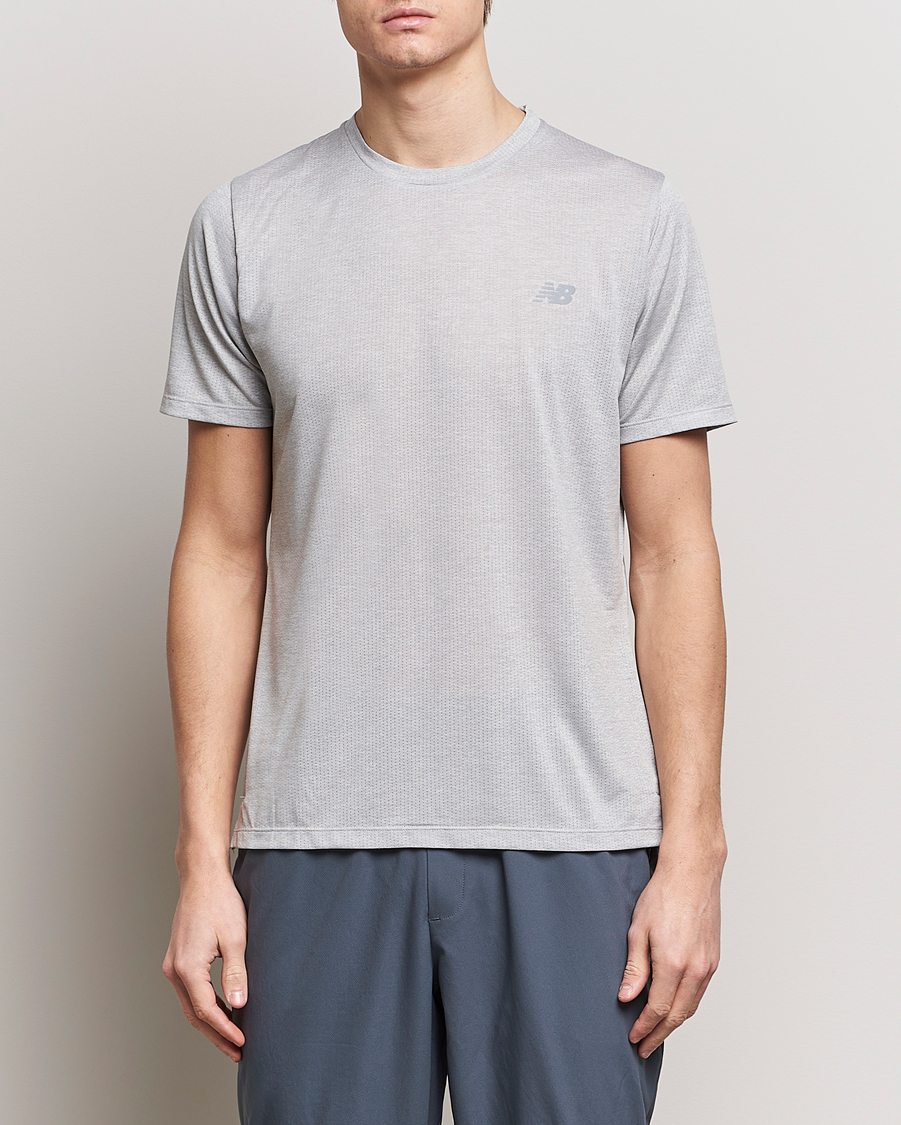 Herre | Klær | New Balance Running | Athletics Run T-Shirt Athletic Grey