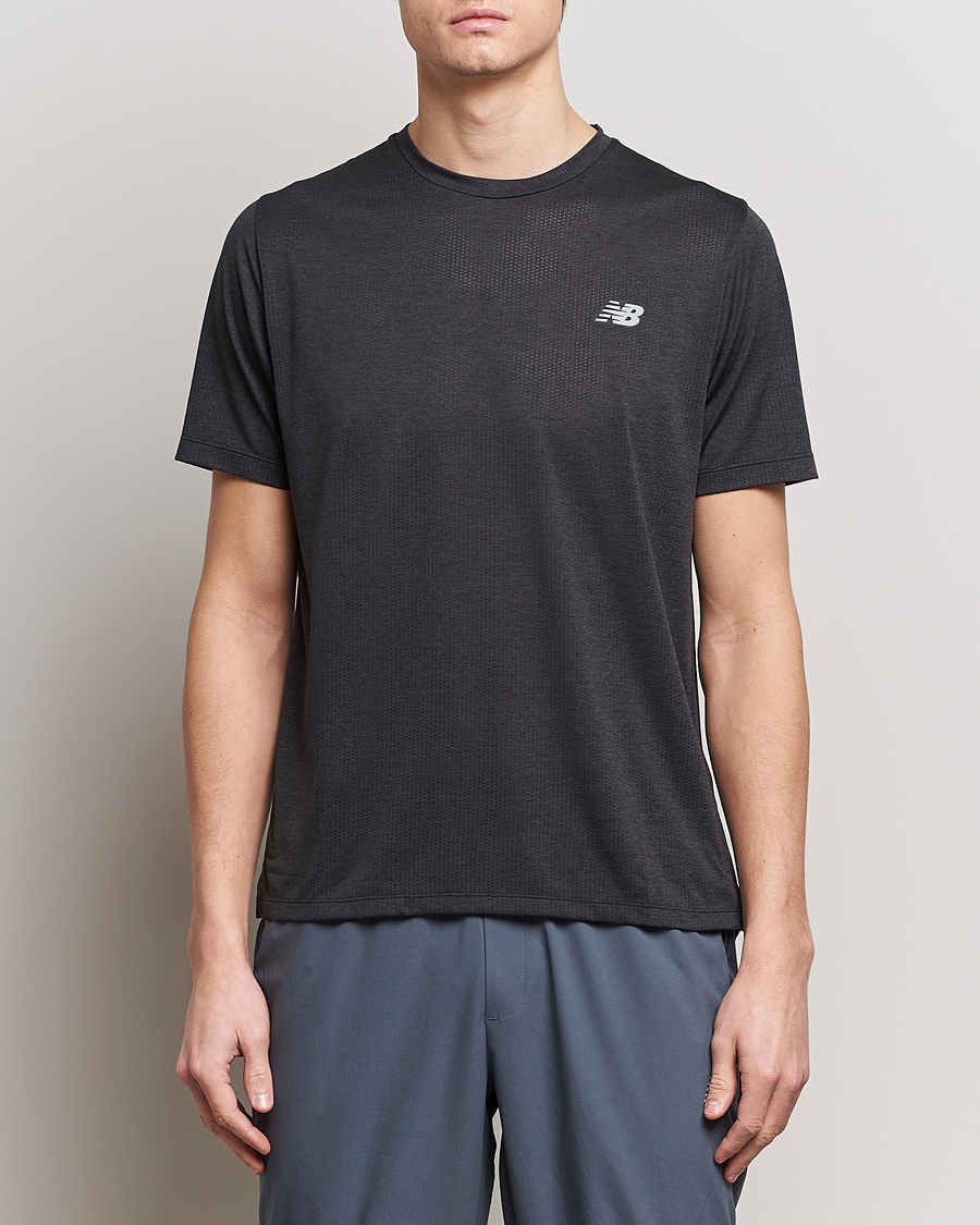 Herre | Svarte t-skjorter | New Balance Running | Athletics Run T-Shirt Black
