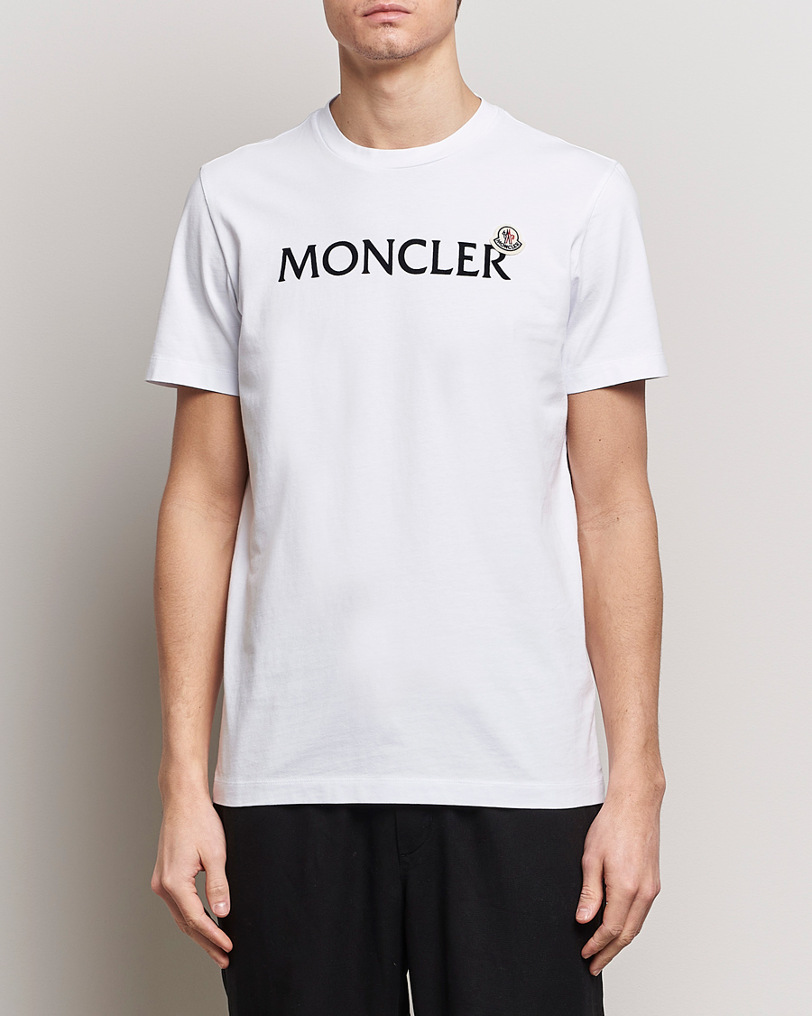 Herre | Lojalitetstilbud | Moncler | Lettering Logo T-Shirt White