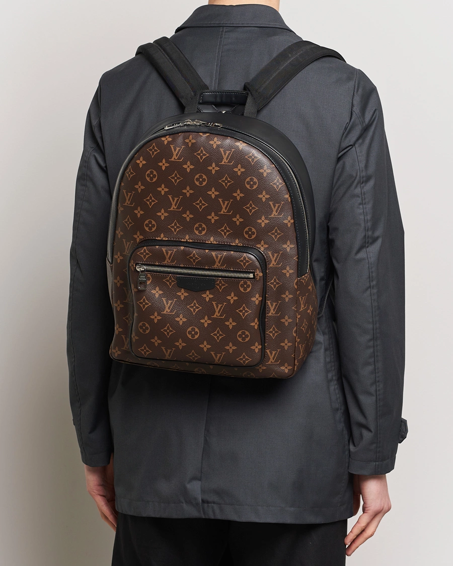 Herre | Pre-Owned & Vintage Bags | Louis Vuitton Pre-Owned | Josh Macassar Backpack Monogram 