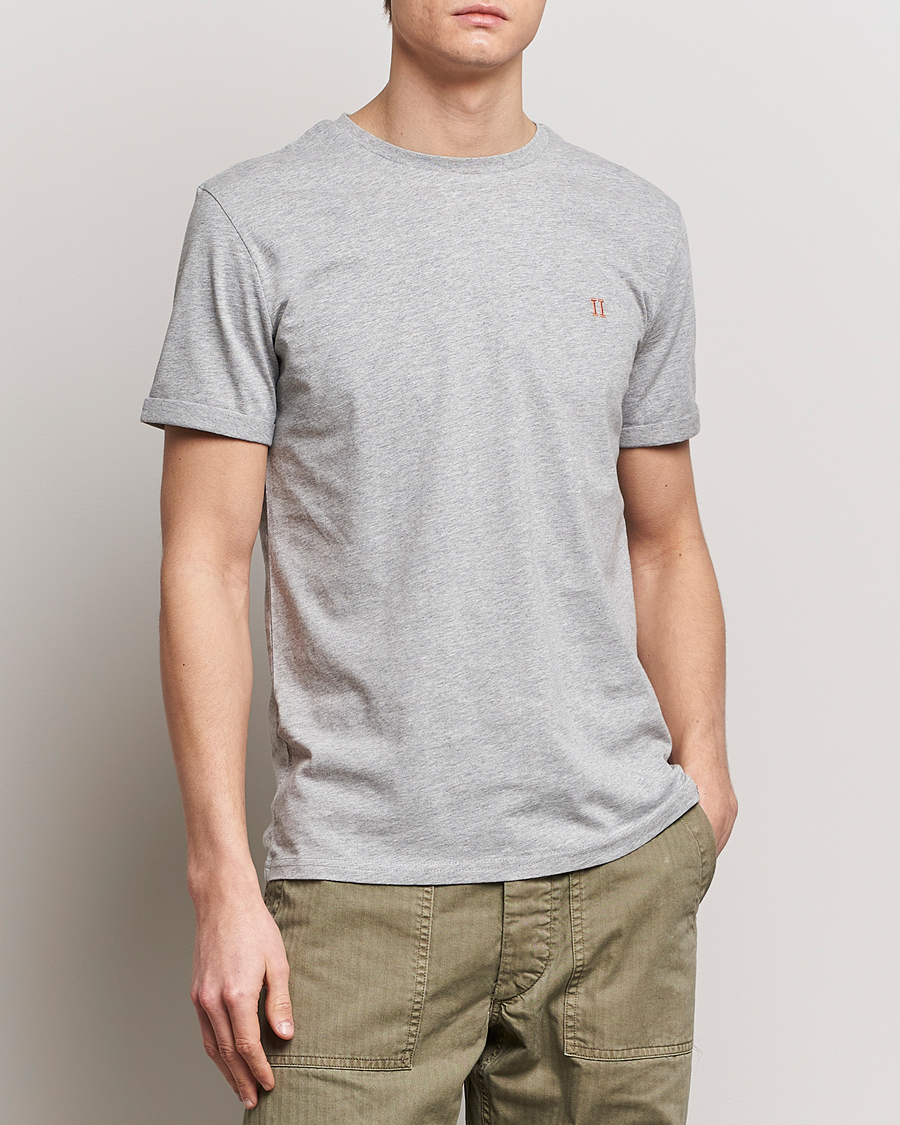 Herre | Klær | LES DEUX | Nørregaard Cotton T-Shirt Grey Melange