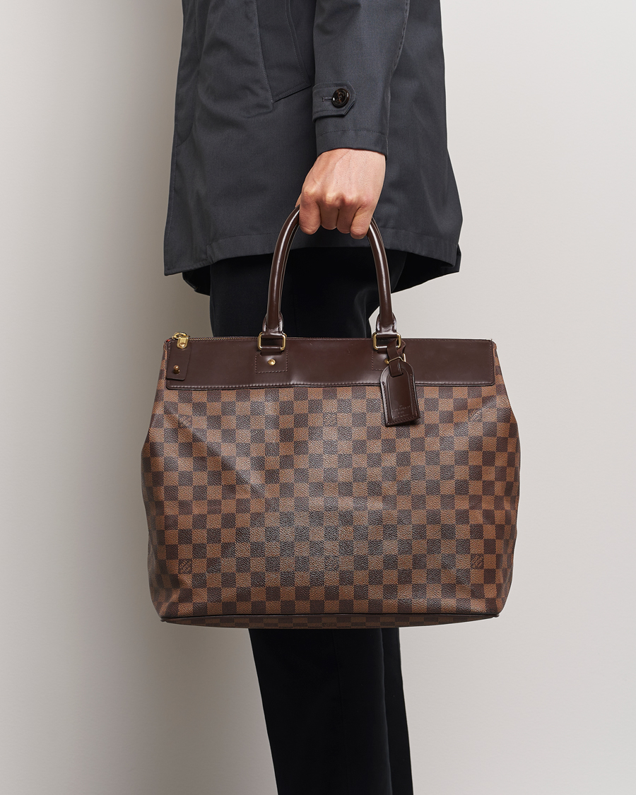 Herr | Pre-Owned & Vintage Bags | Louis Vuitton Pre-Owned | Greenwich PM Weekendbag Damier Ebene