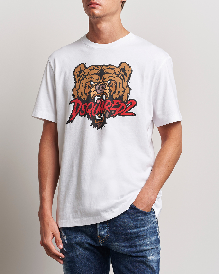 Herre |  | Dsquared2 | Bear T-Shirt White