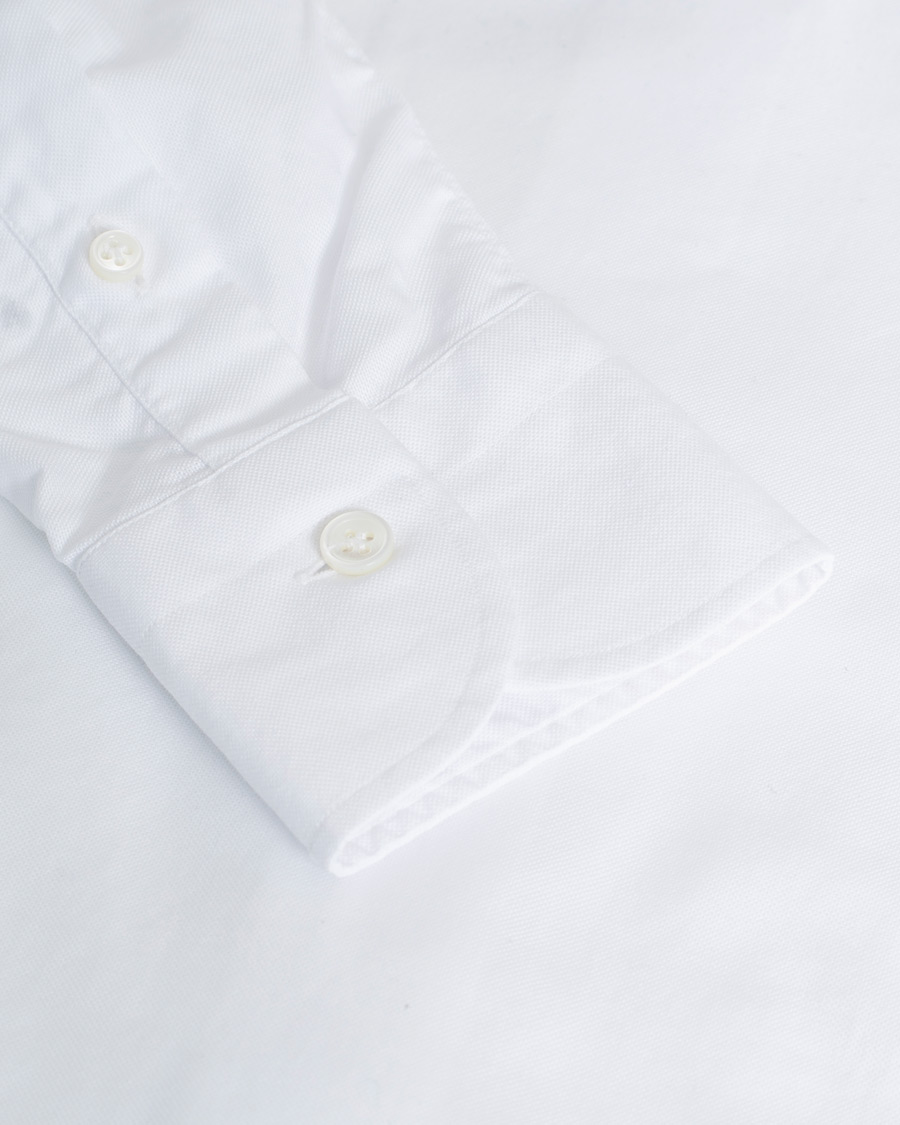 Herr | Pre-owned | Pre-owned | Mazzarelli Soft Oxford Button Down Shirt White