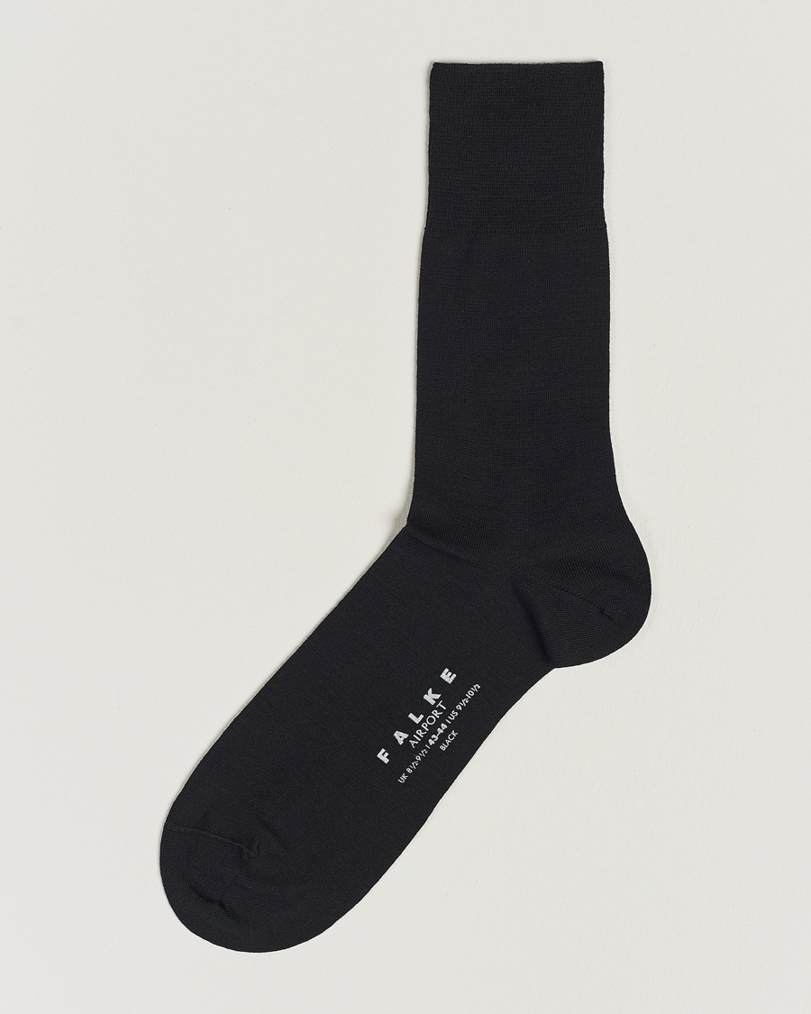 Falke Airport Socks Black – Svart