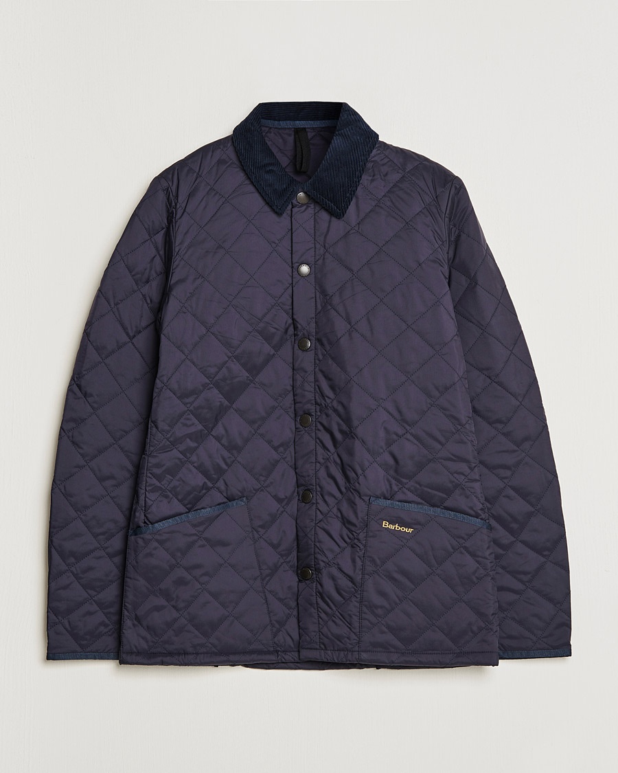 Barbour Lifestyle Quilted Sander Jacket Navy hos CareOfCarl.no