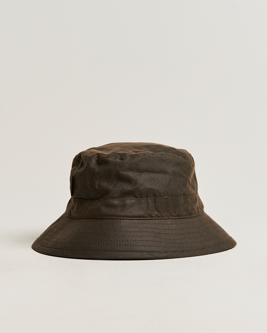 Barbour Lifestyle Wax Sports Hat Olive – Grønn
