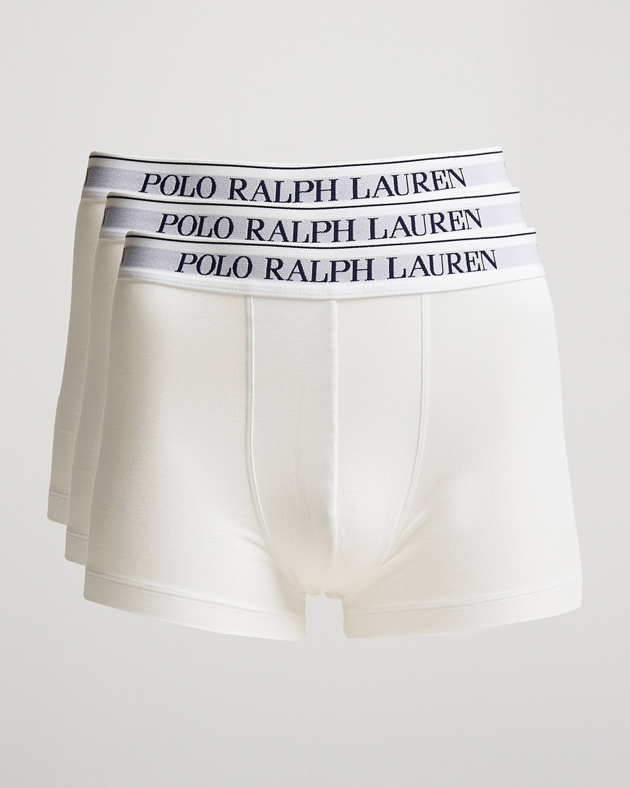 Polo Ralph Lauren 3-Pack Trunk White – Hvit