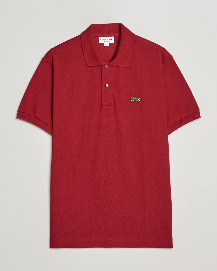 Lacoste Original Polo Piké Bordeaux – Rød