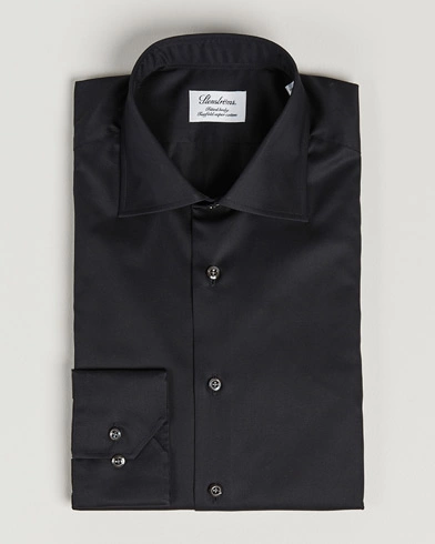 Herre | The Classics of Tomorrow | Stenströms | Fitted Body Shirt Black