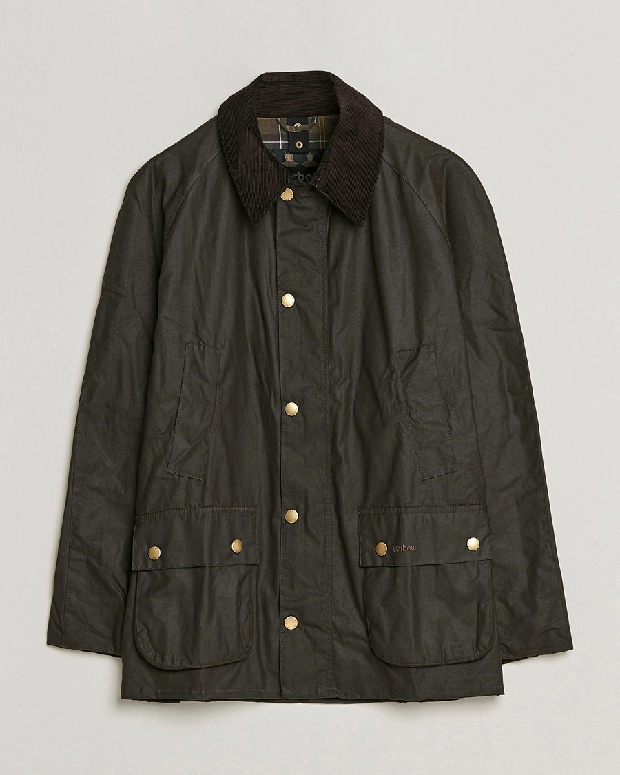 Barbour Lifestyle Ashby Wax Jacket Olive – Grønn