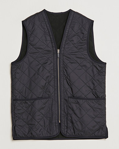  |  Quilt Waistcoat/Zip-In Liner Black