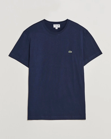 Herre | Kortermede t-shirts | Lacoste | Crew Neck T-Shirt Navy