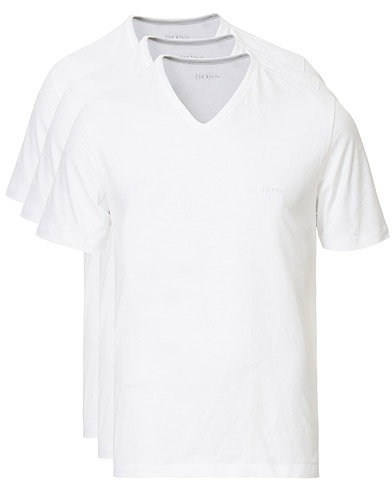 Kortermede t-shirts |  3-Pack V-Neck T-Shirt White