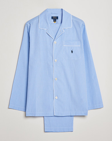 Herre | Pyjamas & Morgenkåpe | Polo Ralph Lauren | Pyjama Set Mini Gingham Blue