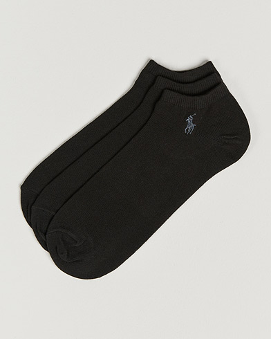 Herre | Ankelsokker | Polo Ralph Lauren | 3-Pack Ghost Sock Black