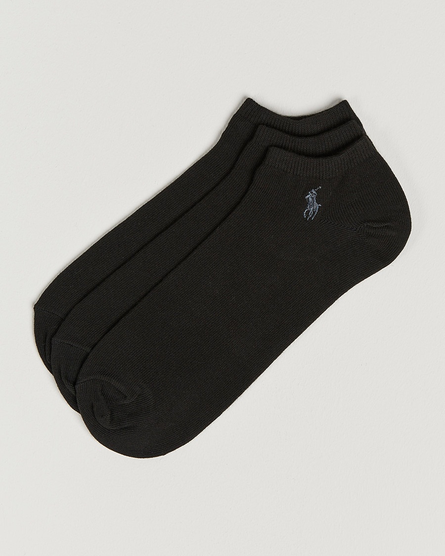 Polo Ralph Lauren 3-Pack Ghost Sock Black – Svart