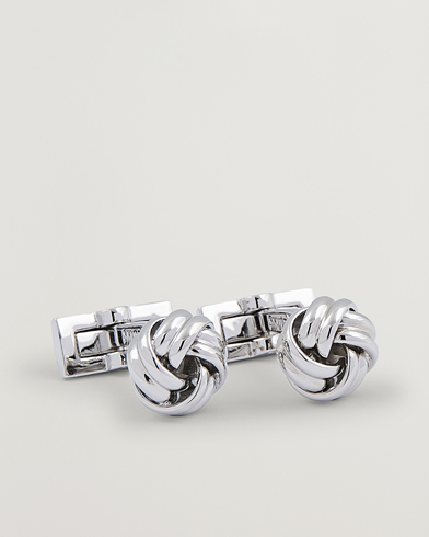 Herre | Skultuna | Skultuna | Cuff Links Black Tie Collection Knot Silver
