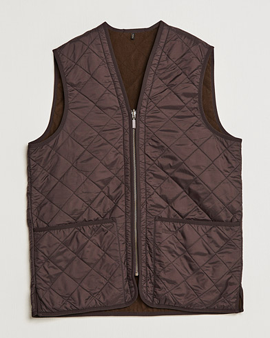 Tilbehør jakker |  Quilt Waistcoat/Zip-In Liner Brown