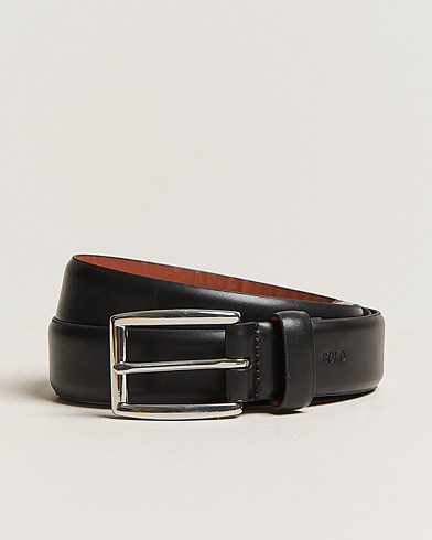Herre | Glatt Belte | Polo Ralph Lauren | Cowhide Belt 3 cm Black