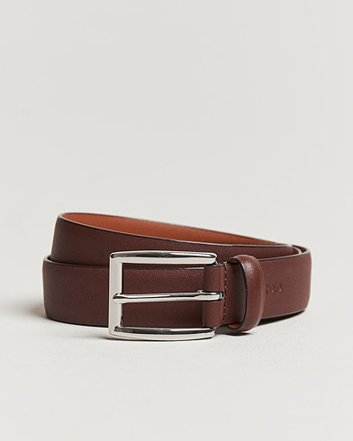 Herre | Belter | Polo Ralph Lauren | Cowhide Belt 3 cm Brown