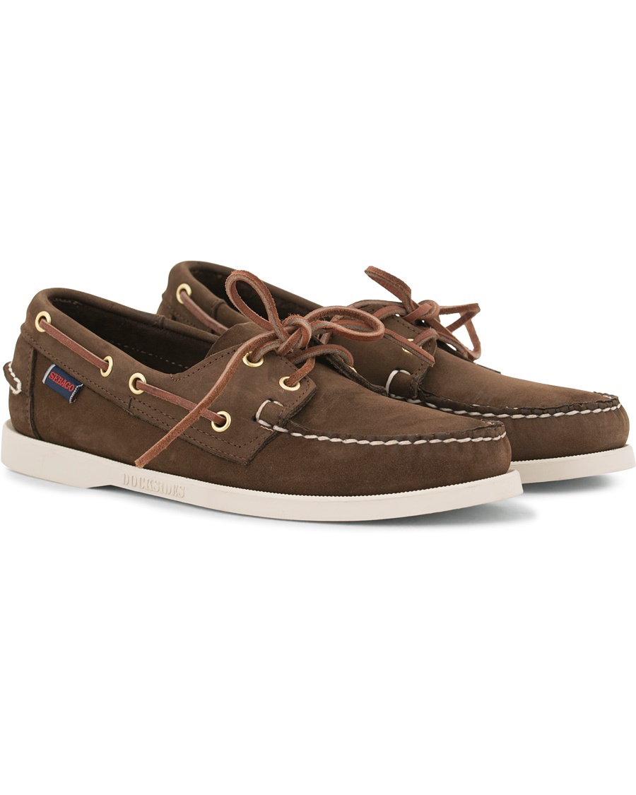  Docksides Boat Shoe Dark Brown Nubuck