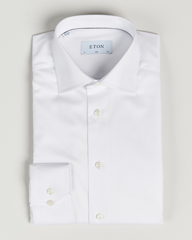 Herre | Business & Beyond | Eton | Slim Fit Shirt White