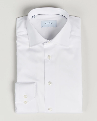 Herre | Mørk dress | Eton | Slim Fit Shirt White