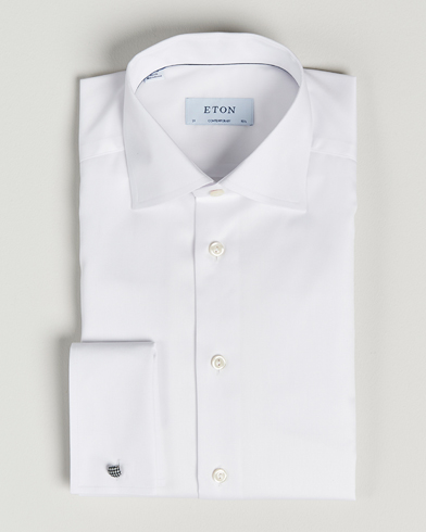 Herre | Festive | Eton | Contemporary Fit Shirt Double Cuff White