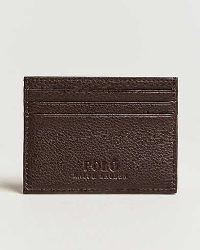 Lommebok |  Pebble Leather Slim Card Case Brown