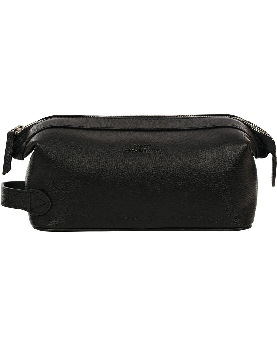 Toilet Bag Black Leather