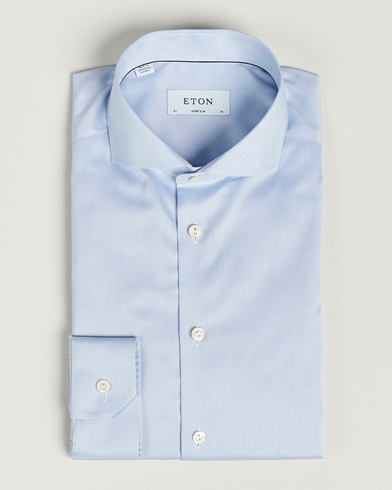 Herre |  | Eton | Super Slim Fit Shirt Blue