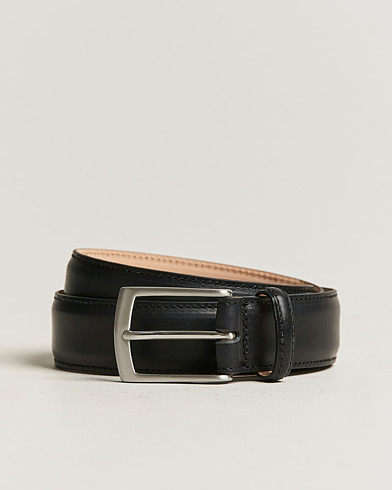 Glatt Belte |  Henry Leather Belt 3,3 cm Black