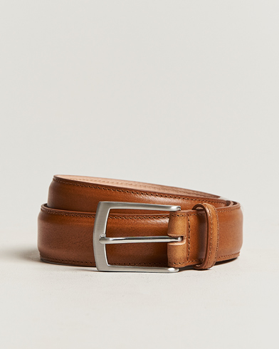 Herre | Assesoarer | Loake 1880 | Henry Leather Belt 3,3 cm Tan