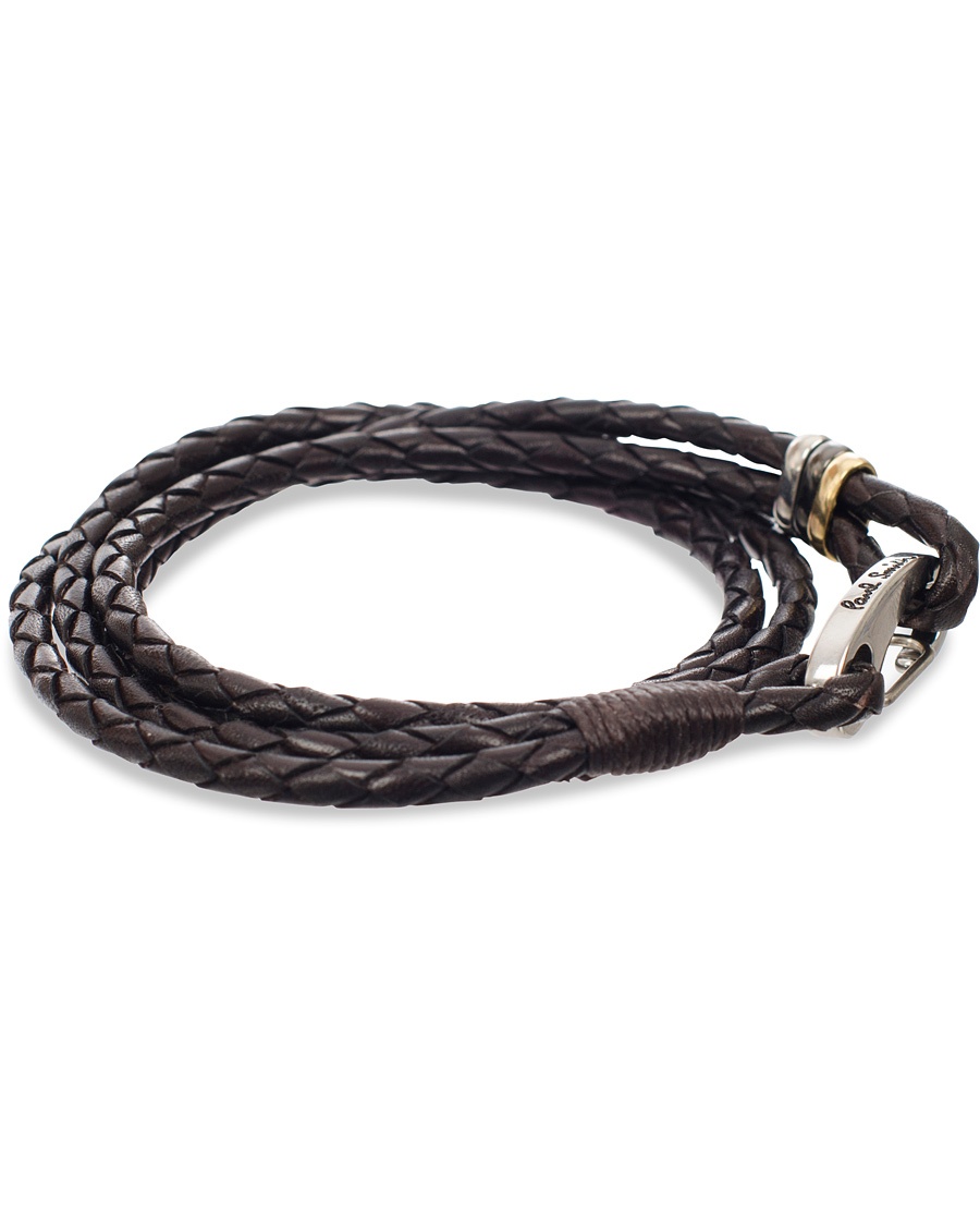  Leather Wrap Bracelet Chocolate