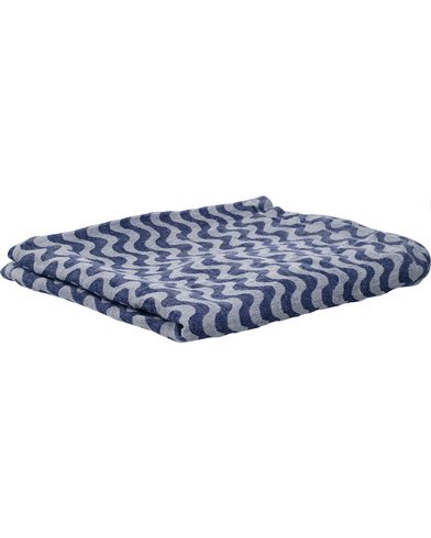 100% Linen Towel Navy Blue